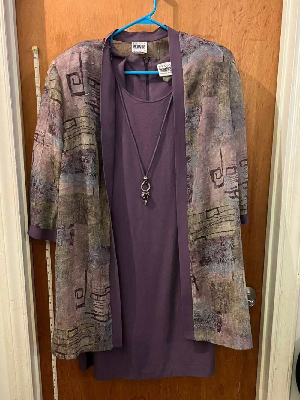 Size 24W - R&M Collection - Vintage Light Purple Dress w/Matching Jacket